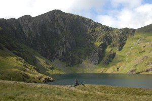 Craig Cwm Amarch and Lyn Cau