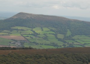 Skirrid Hill from Sugar Loaf
